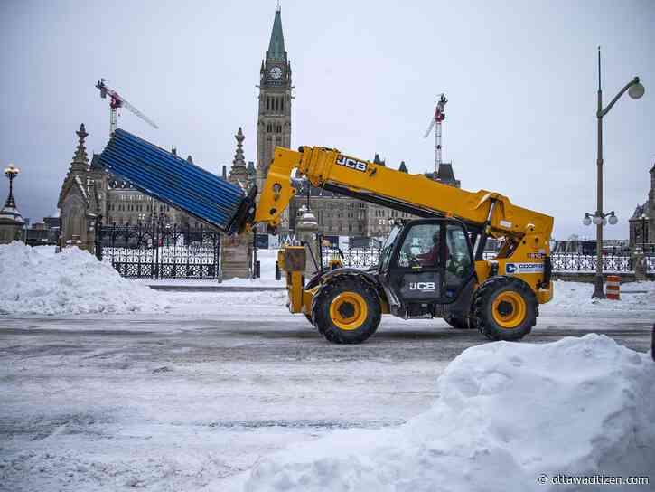 Trucker Protest: Downtown cleanup continues; Small protest ongoing near SJAM Parkway