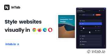 InTab 2.0 - Style any website visually