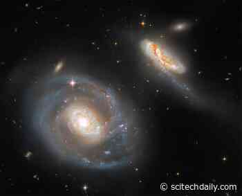 Weird and Wonderful Galaxies: Hubble Captures a Peculiar Galactic Pair