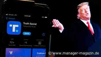 "Truth Social" von Donald Trump: Ruckeliger Start für Trumps Social-Media-Plattform
