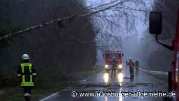 Sturm Antonia: So fällt die Bilanz der Sturmnacht in Aichach-Friedberg aus - Augsburger Allgemeine
