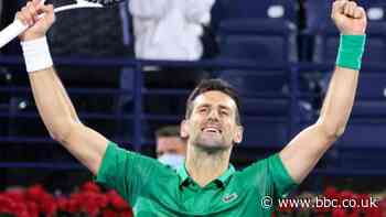Djokovic returns with win in Dubai in first match since Australia Open vaccination saga
