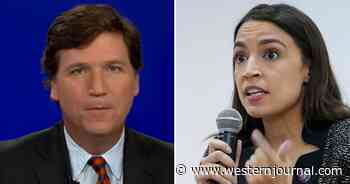 AOC Lets Her Crazy Flag Fly: Irate Dem Says Tucker Carlson 'Will' Sexually Harass 'Any' Woman