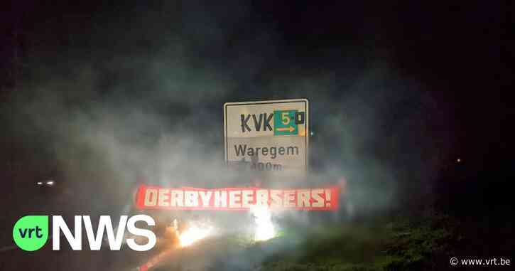 Opnieuw rellen tussen supporters van KV Kortrijk en Zulte Waregem: "Gemaskerde mannen sloegen er op los" - VRT NWS