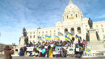 Minnesotans rally in support of Ukraine amid mounting threats of invasion from Russia