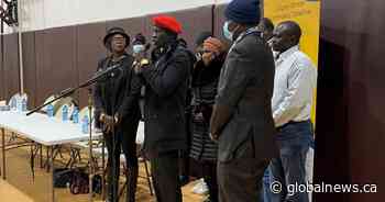 Members of Calgary African Community Collective condemn police shooting of Black man