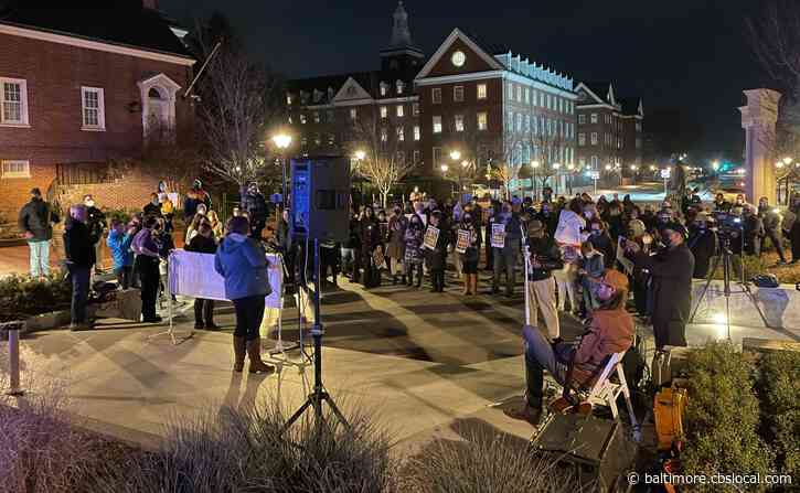 Demonstrators Gather In Annapolis In Support Of Paid Family, Medical Leave Legislation