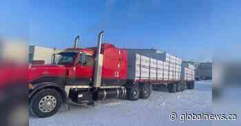 Saskatoon man’s semi-truck loaded with lumber stolen then recovered with help from other truckers - Globalnews.ca