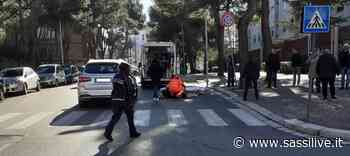 Donna investita da un'auto in via Dante a Matera: intervento 118 e Polizia Locale - Sassilive.it