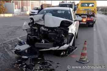 Incidente sulla Trani-Andria: auto si schianta contro un cantiere stradale - AndriaViva