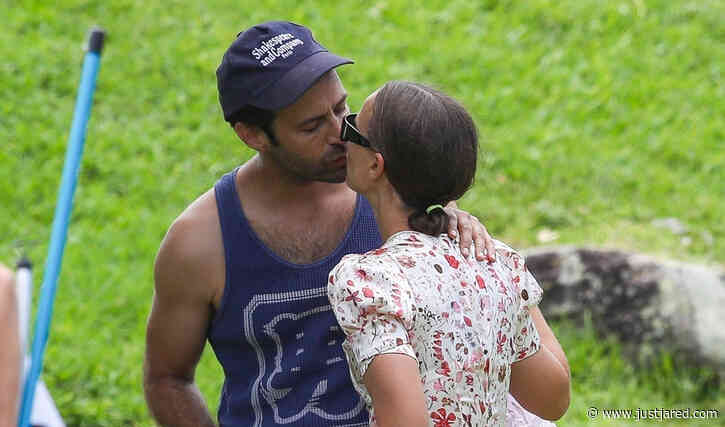 Natalie Portman Flaunts Sweet PDA with Husband Benjamin Millepied at Birthday Park in the Park