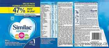 Certain Similac label baby formula products recalled due to possible contamination - Virden Empire Advance