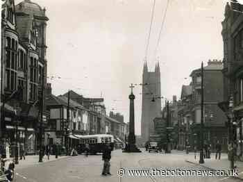 Great photo shows Bolton's Churchgate before war