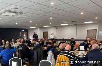 Sutton v Scunthorpe pre match lunch - News - Sutton United