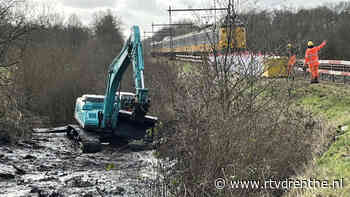 Nieuwe proef bij spoor moet graafdrift van bever stoppen - rtvdrenthe.nl