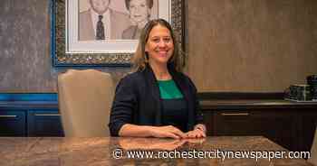 Jennie Schaff moves on up in the Farash building