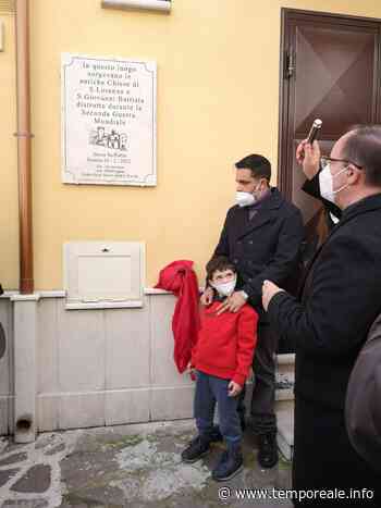 Formia / "Storie su Pietra", affissa a Mola la terza targa per le antiche Chiese San Lorenzo e Giovanni - Temporeale Quotidiano