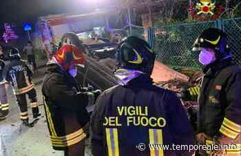 Formia / Auto si ribalta in Via Cicerone, un ferito - Temporeale Quotidiano