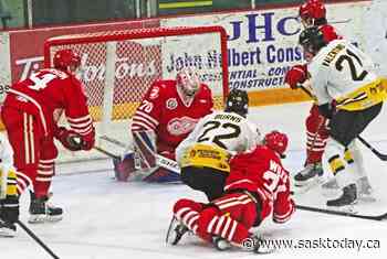 Weyburn Red Wings blanked twice by Bruins in last home-and-home series - SaskToday.ca