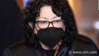 Sonia Sotomayor returns to Supreme Court bench as the only justice wearing a mask