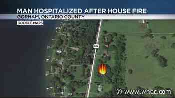 Man hospitalized for smoke inhalation, burns after Gorham fire