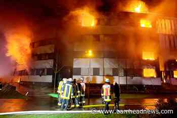 Three injured as fire breaks out at German residential complex - Barrhead News
