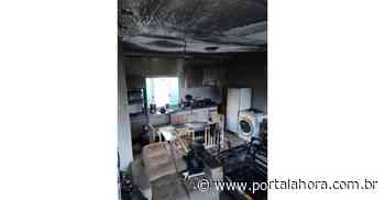 Residência de Imbituba é atingida por incêndio no fim da tarde deste domingo - Portal AHora