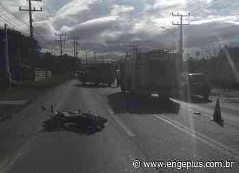 Motociclista fica ferido após colisão em Imbituba - Engeplus