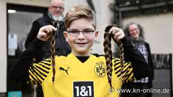 Neunjähriger spendet seine langen, blonden Haare für krebskranke Kinder
