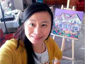 Alberta's new artist in residence turns heritage houses into impressionistic paintings