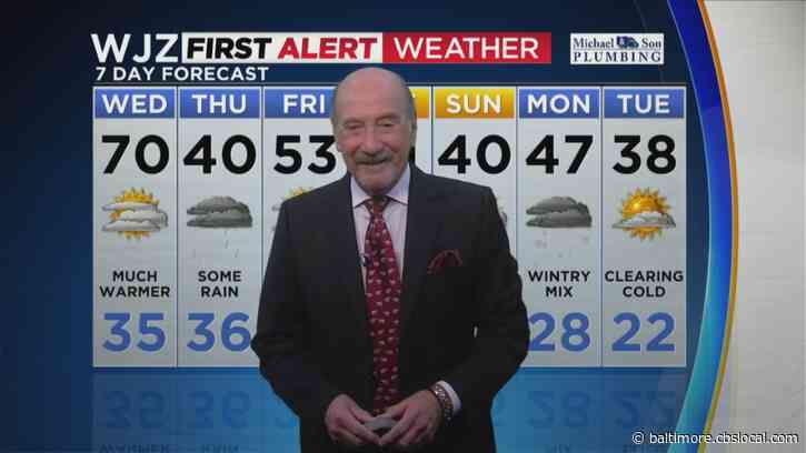 Maryland Weather: Temperatures Spike To 70 Degrees On Wednesday