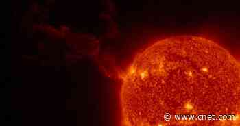 See a Huge Solar Eruption Blast Out From the Sun in Stunning Space Views     - CNET