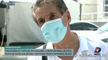 Moradores do Capivari, nos Ingleses, cobram entrega de novo posto de saúde - ND Mais