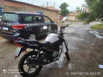 Guarda Civil de Capivari recupera motocicleta furtada e apreende outras duas por adulterações, no bairro São João - Prefeitura de Capivari