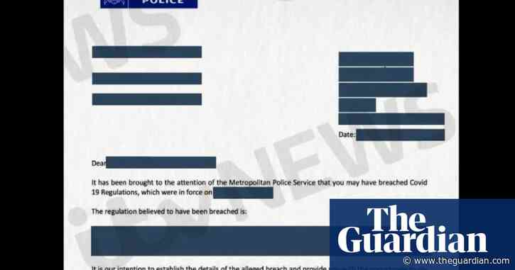 Leak confirms Partygate questionnaire includes police caution