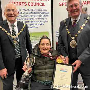 Paralympic ace Kylie Grimes is Farnham's sports personality of the year | altonherald.com - Alton Herald