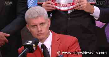 Rumor Roundup: Cody Rhodes option, AEW budget problem, NXT, more! - Cageside Seats