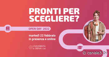 Open Day dell'Università di Siena: martedì 22 febbraio la giornata di orientamento - Canale 3