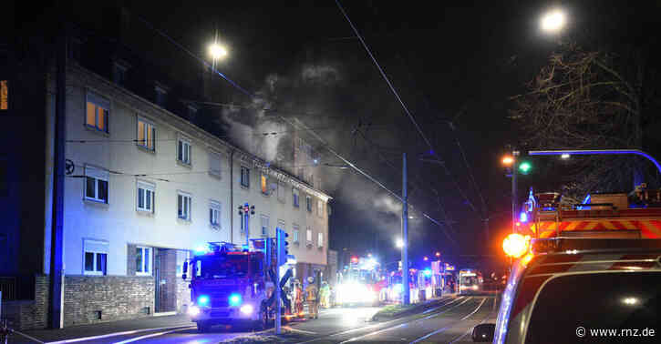 Mannheim:  Ein Schwerverletzter bei Wohnungsbrand