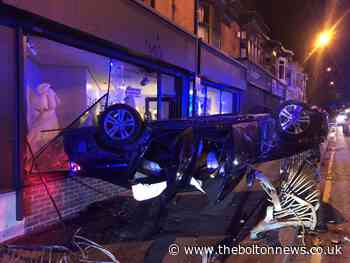 Road closure at Stand Lane /New Road Radcliffe after crash - The Bolton News