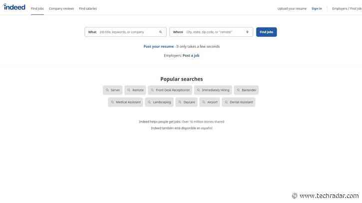 Indeed job hiring site