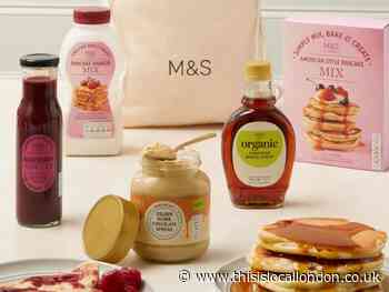 M&S Pancake Day 2022 range including Percy Pig frying pan, mixes, sauces and spreads