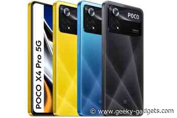Poco X4 Pro 5G smartphone leaked