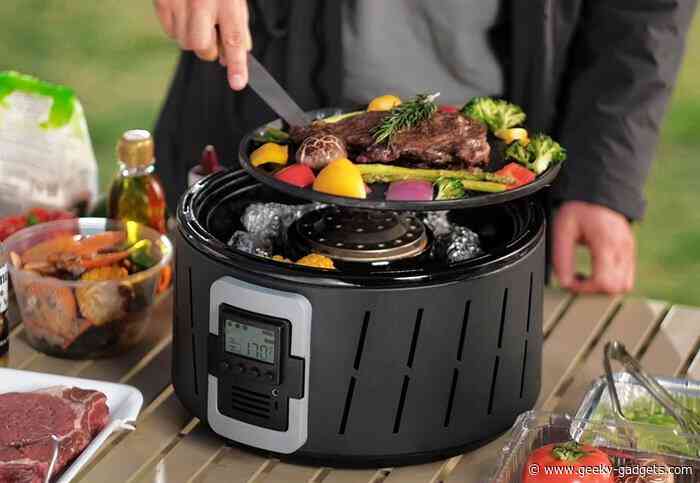 Barbeall next-generation versatile multifunctional charcoal grill