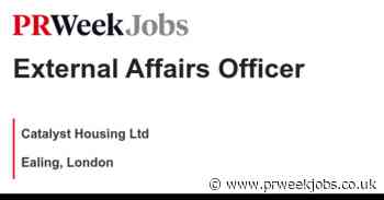 Catalyst Housing Ltd: External Affairs Officer
