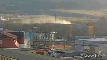 Großeinsatz in Leinefelde: Hauptgasleitung beim Bau der Ortsumfahrung Kallmerode beschädigt - Thüringische Landeszeitung