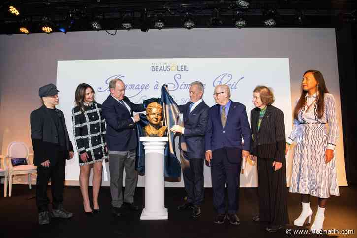 Une statue de Simone Veil discrètement dévoilée à Beausoleil