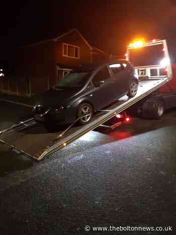 Car with false number plates found to have been stolen
