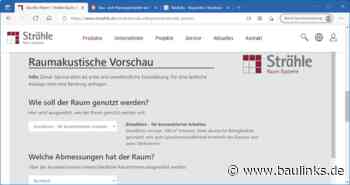 Akustikplaner von Strähle online