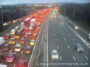M6: Long delays during rush hour following incident